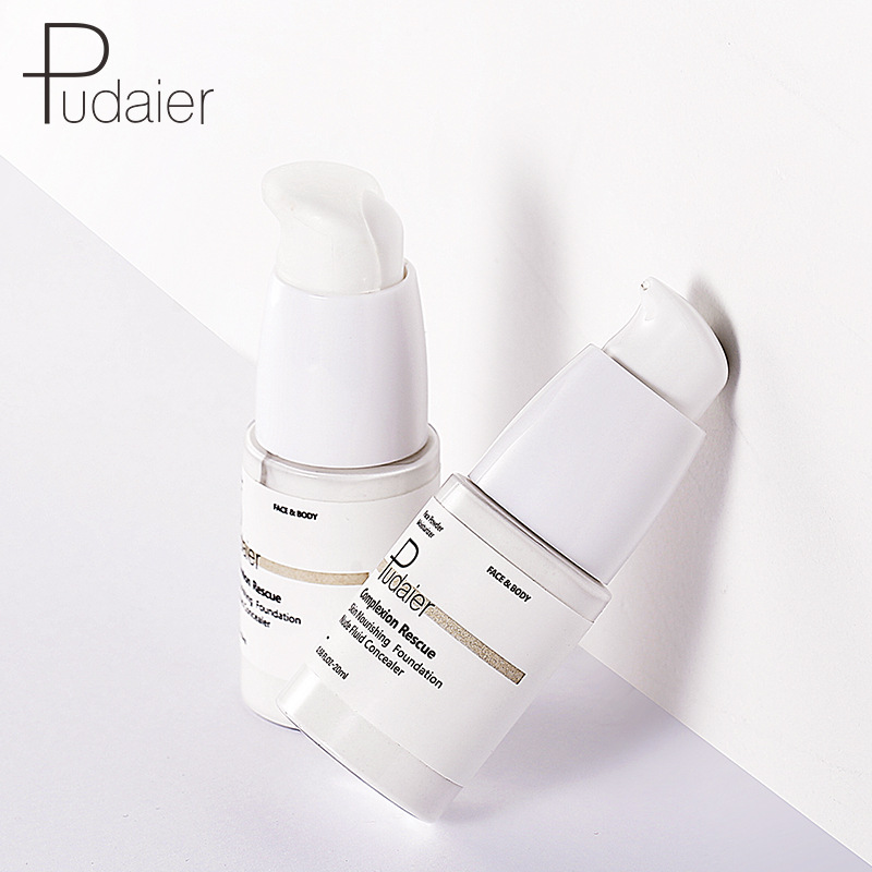 Pudaier skin warming liquid foundation brightens and is portable, light and breathable, and concealer liquid is not easy to fade