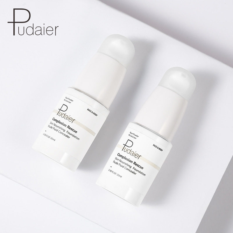 Pudaier skin warming liquid foundation brightens and is portable, light and breathable, and concealer liquid is not easy to fade