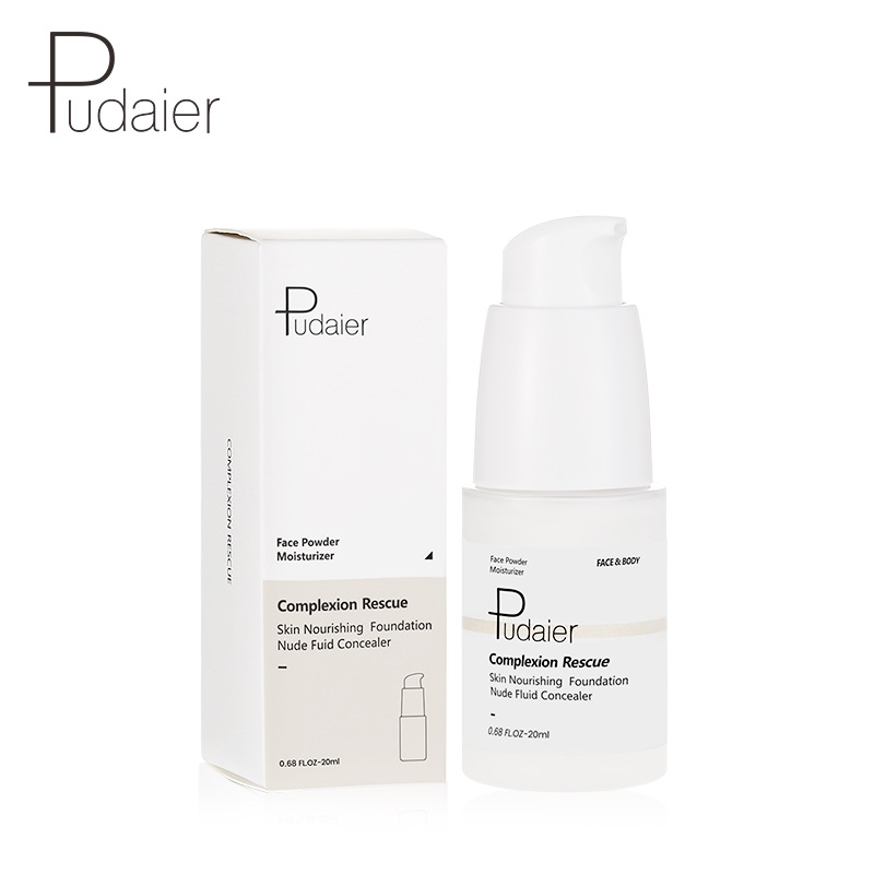 Pudaier skin warming liquid foundation brightens and is portable, light and breathable, and concealer liquid is not easy to fade