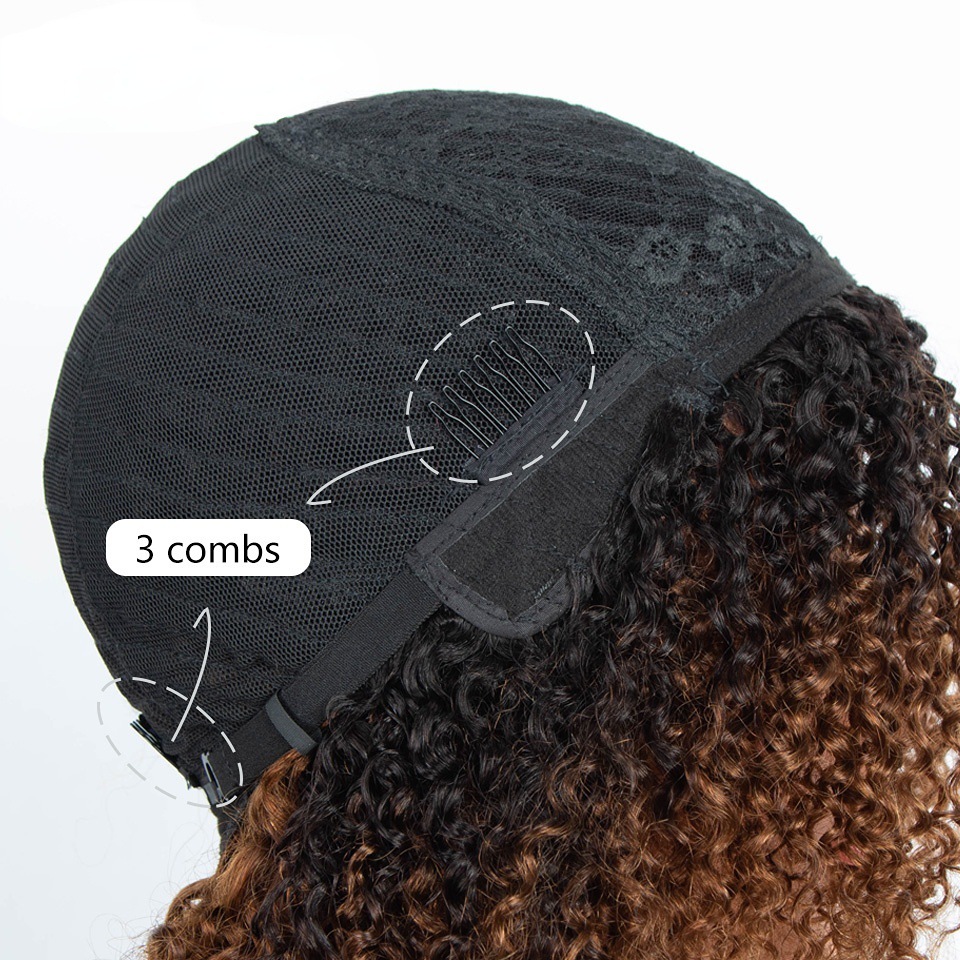 European and American wigs Africa cross-border direct supply African small curly hair full real hair headgear wholesale wigs Human hair