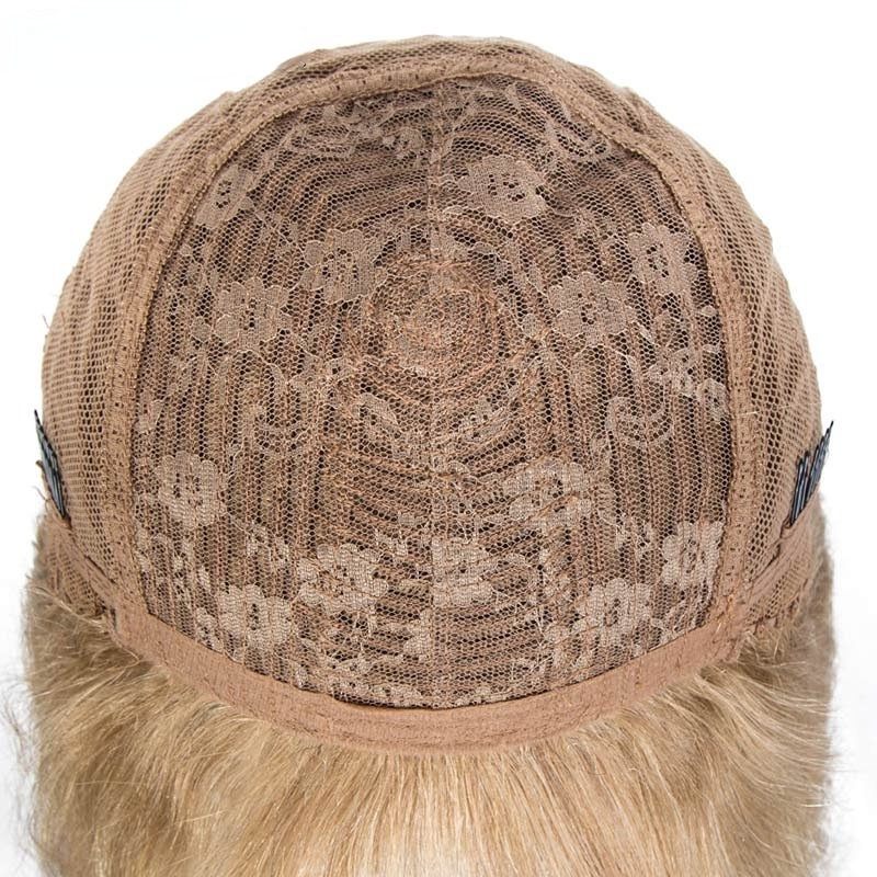 Long curly hair, real hair headgear, Rebecca's cross-border hot product, HUMAN HAIR