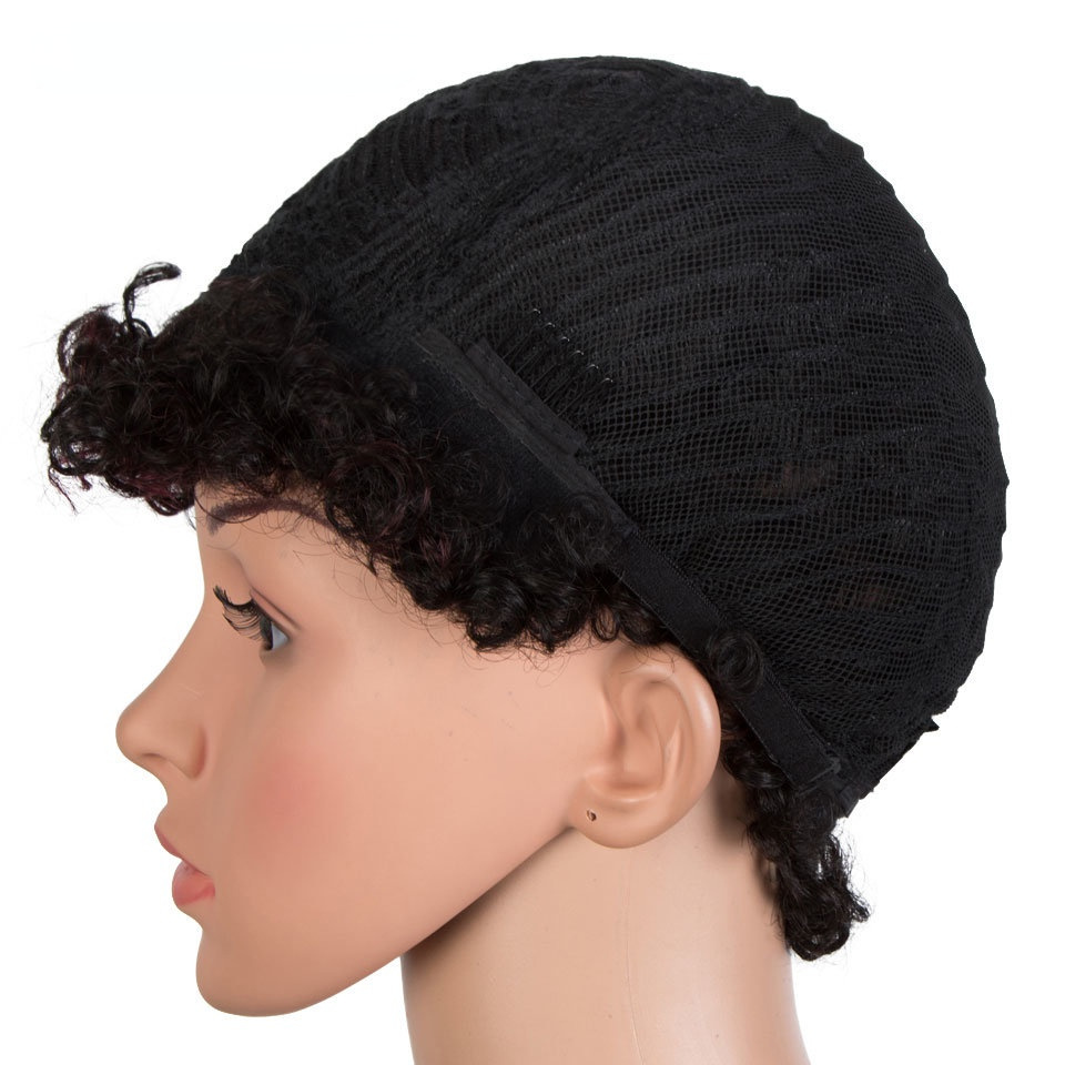 European, American, African, all-real hair headgear, wig, Xuchang, short curls, human hair wigs