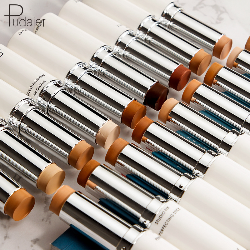 Pudaier 18 color dressing stick, makeup setting, high light stick, foreign trade, covering black circles, acne marks, brightening foundation make-up stick