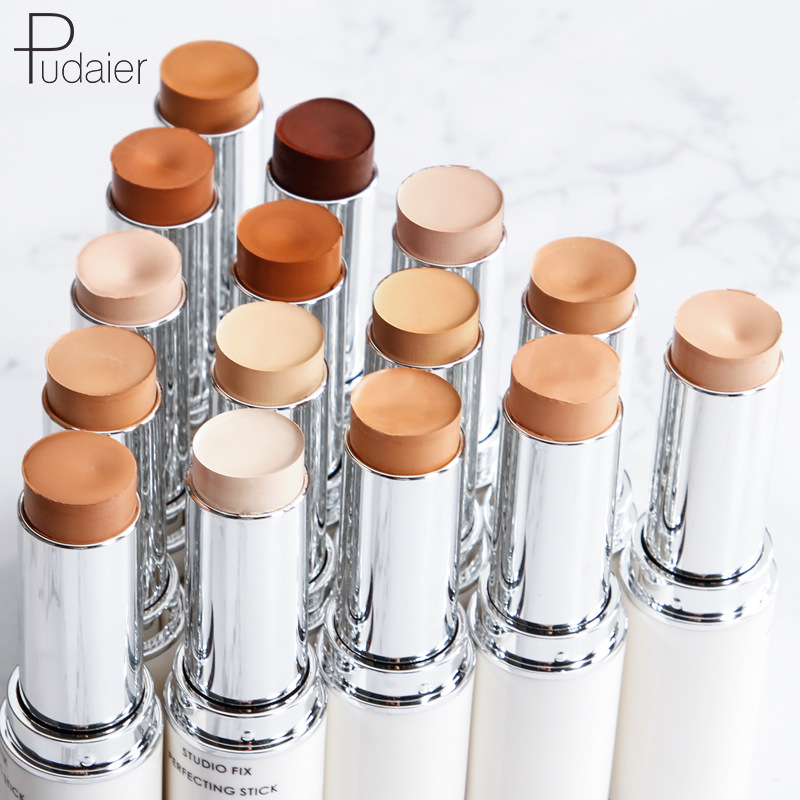Pudaier 18 color dressing stick, makeup setting, high light stick, foreign trade, covering black circles, acne marks, brightening foundation make-up stick