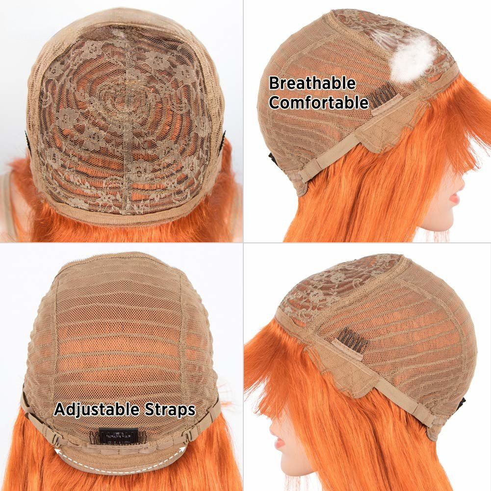 European, American, African, long straight hair, temperament, all real people, hair, bangs, head covering, human hair wigs