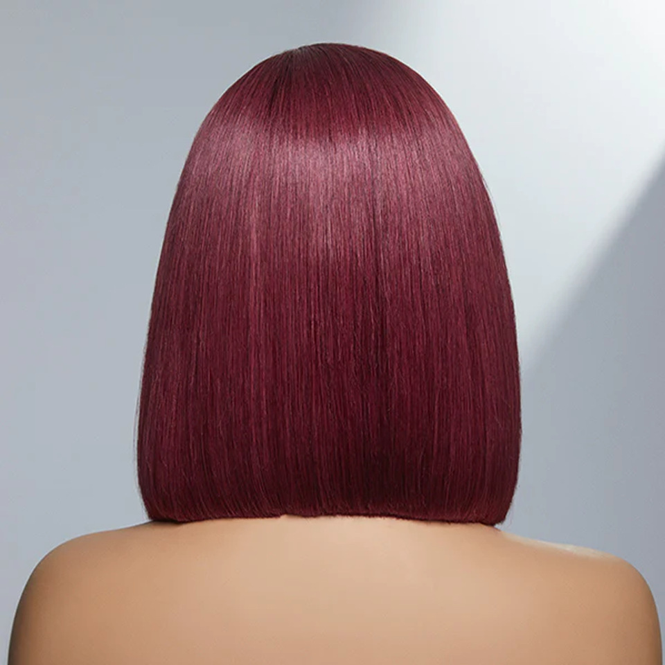 Human Hair Wigs Partial 10 Inch Lace Full Head Cover Colored Wigs Human Hair Wigs