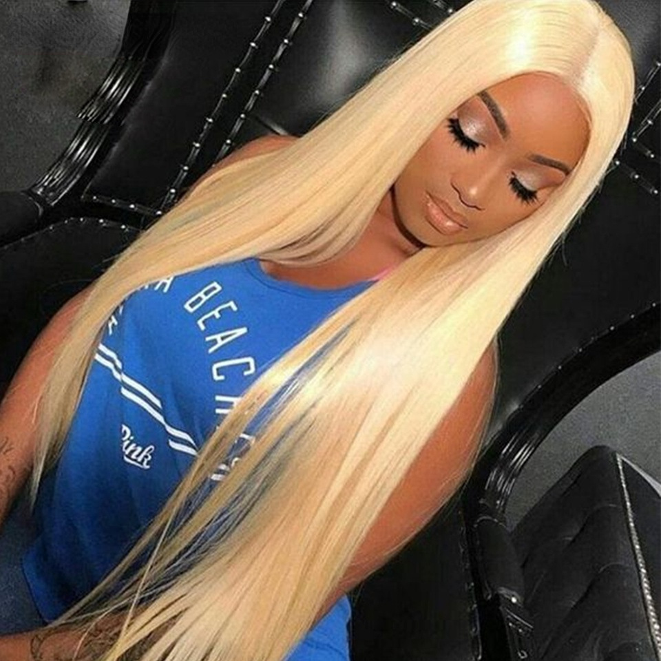 European and American 613 real hair cover T-shaped front lace wig head cover human hair Lace wig