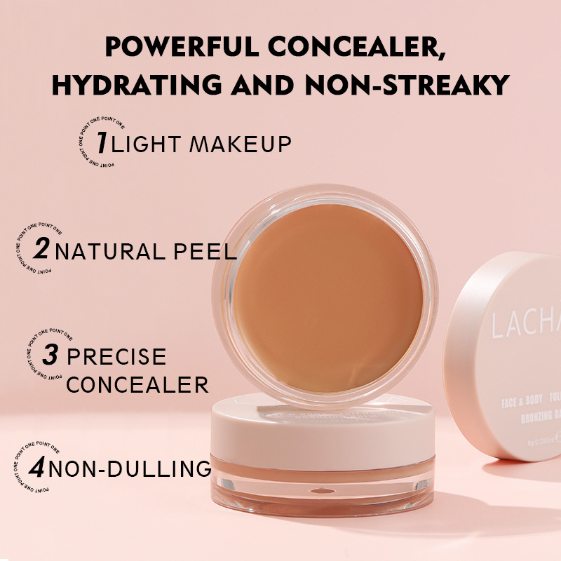 LACHAVA concealer Concealer Black Eye Circle Lasting Non sticking Powder concealer 15 Color concealer foundation make-up