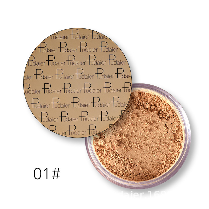 Pudaier European and American makeup matte pearlescent powder high gloss cosmetic powder concealer setting powder honey powder