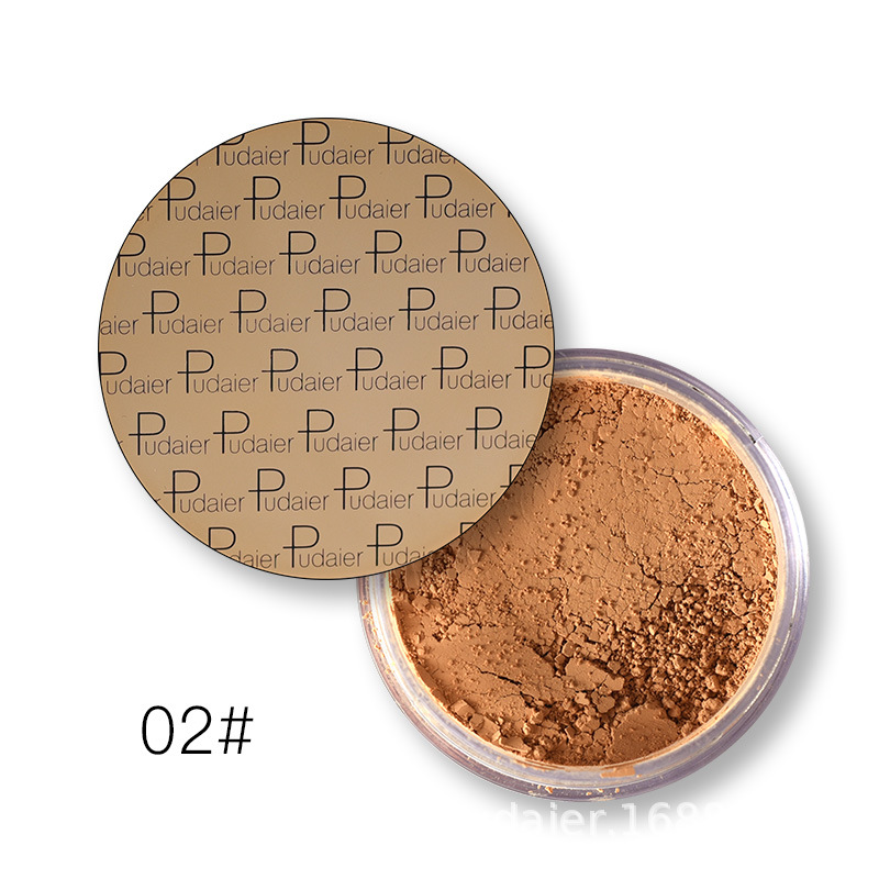 Pudaier European and American makeup matte pearlescent powder high gloss cosmetic powder concealer setting powder honey powder
