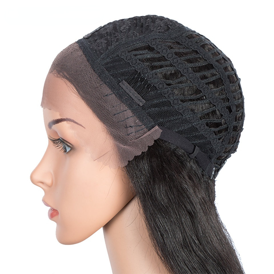 Amazon New European and American Style Human Hair Women's Wigs Lace Color Wigs