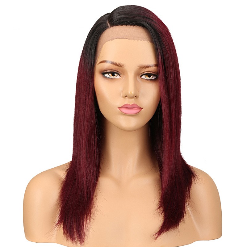 Gradient Lifetime Hair Long Straight Hair Women's Full Head Cover Rebecca shopkeeper recommends HUMAN HAIR