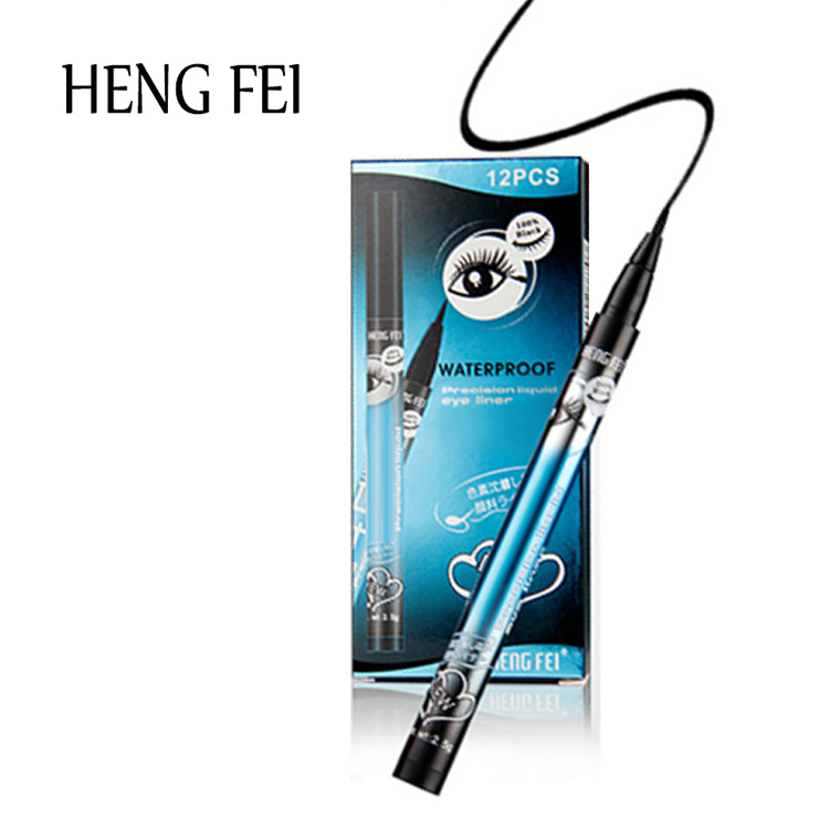 Hengfei eyeliner Thick black anti splash anti sweat anti smudge anti dye cosmetics