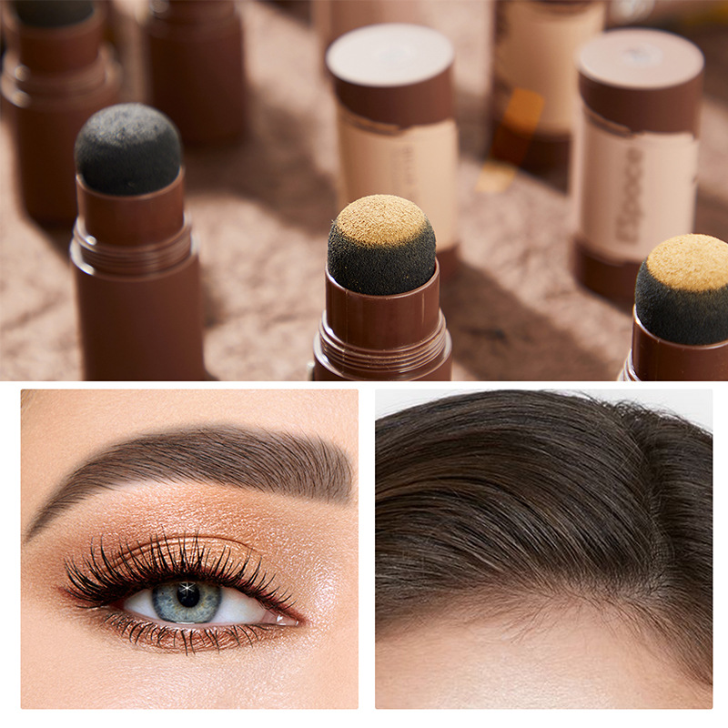 Espooce Seal Eyebrow Powder Stick Waterproof, Sweatproof, and Non peeling Makeup Hair Line Shadow Pink Eyebrow Card Eyebrow Knife Set