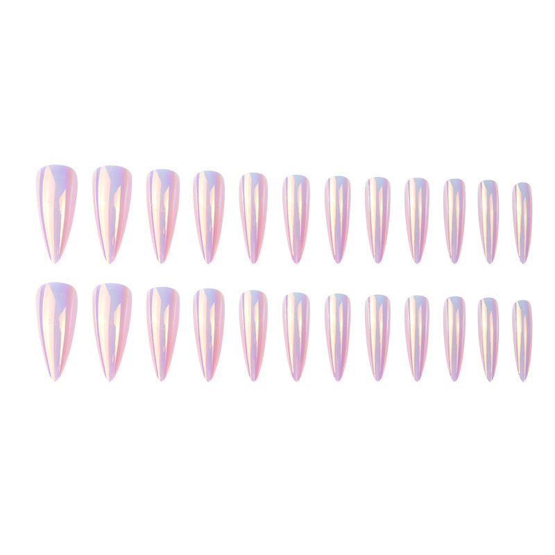 Mirror Wearing Armor Electroplated Magic Mirror Bright Aurora Nail Sheet Finished Metal Nail Patch