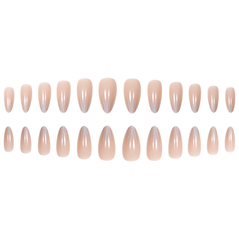 Wearing Nail Simple Gradual Colorful Water Droplets Show White Spicy Girl Nail Beauty  False Nail Patch European and American False Nails