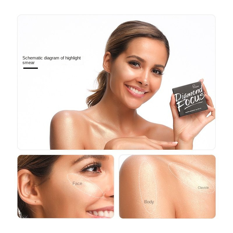 Pudaier sells Rihanna's same shiny diamond mashed potato to brighten the diamond highlight eye shadow plate