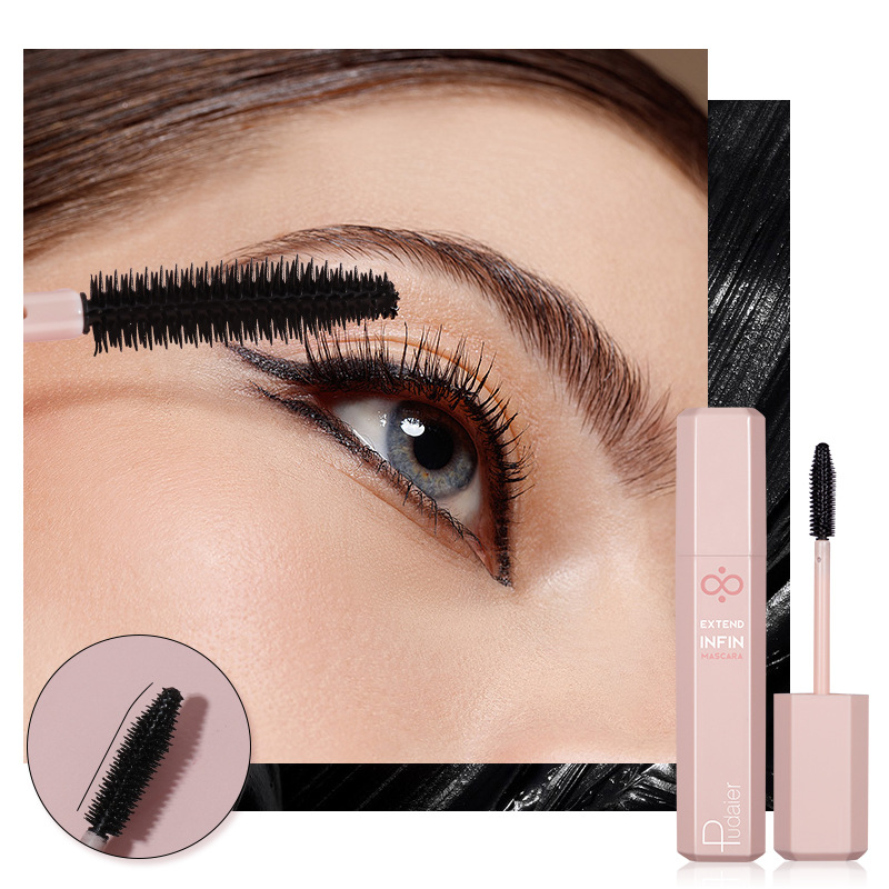 Pudaier eye black Shaping Waterproof Non tarnishing Slim Thick Curling Mascara Primer