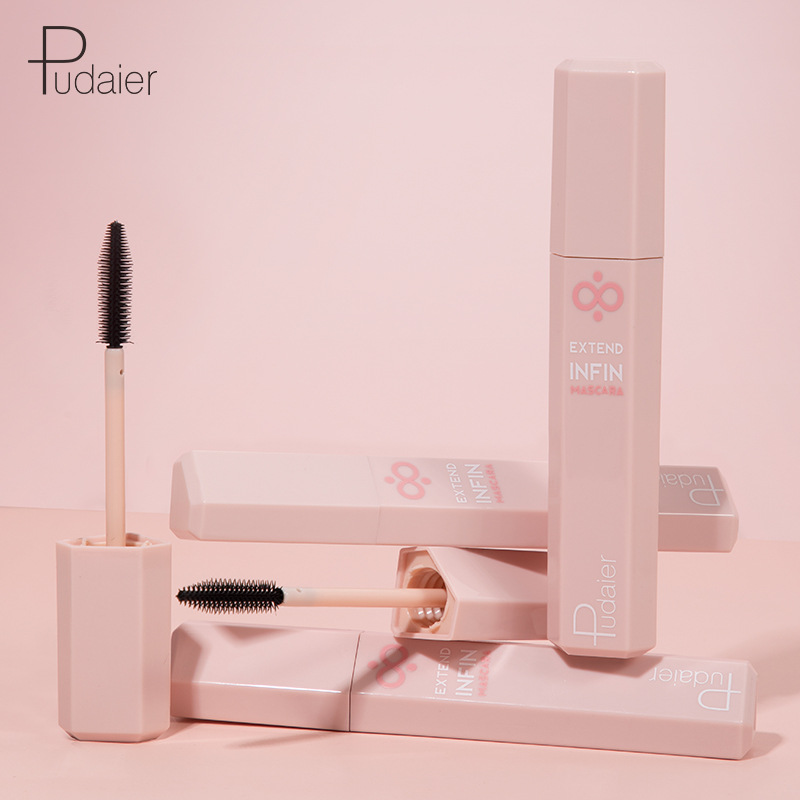 Pudaier eye black Shaping Waterproof Non tarnishing Slim Thick Curling Mascara Primer