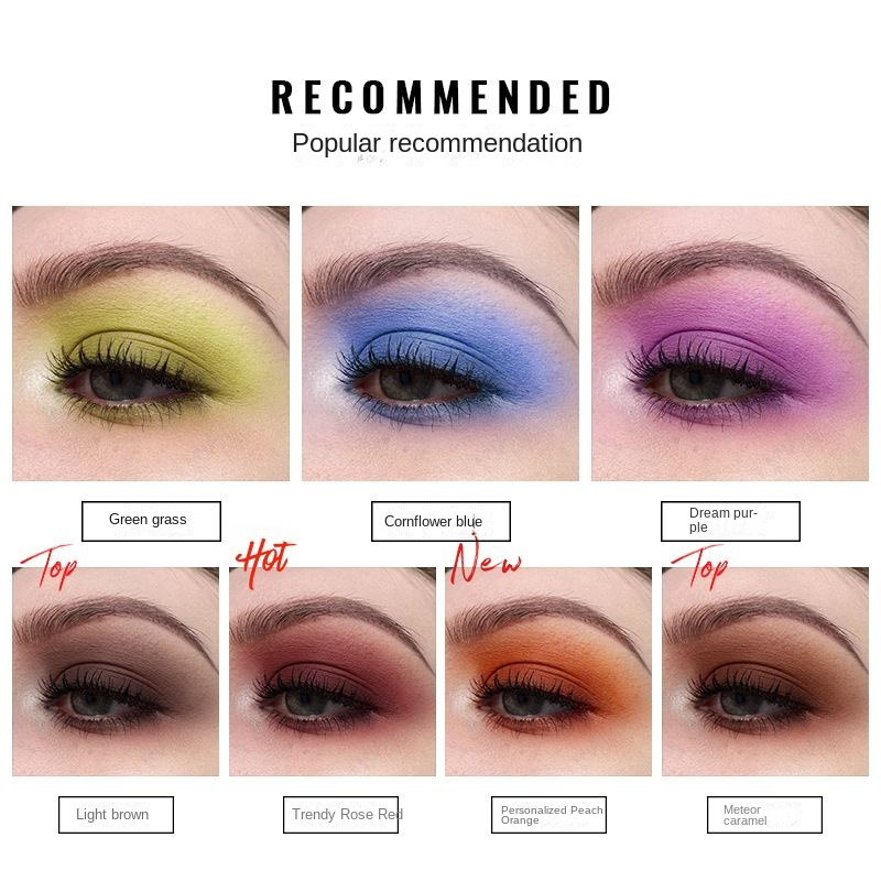 Color makeup Pudaier liquid eye shadow Europe and America matte pearl light fine flash monochrome eye shadow liquid Lying silkworm eye shadow