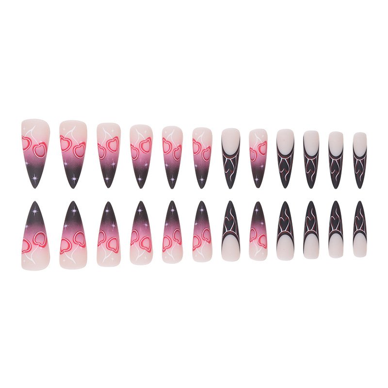 Halloween style manicure wearing European and American holiday nail wearing dark style fake nail product patch