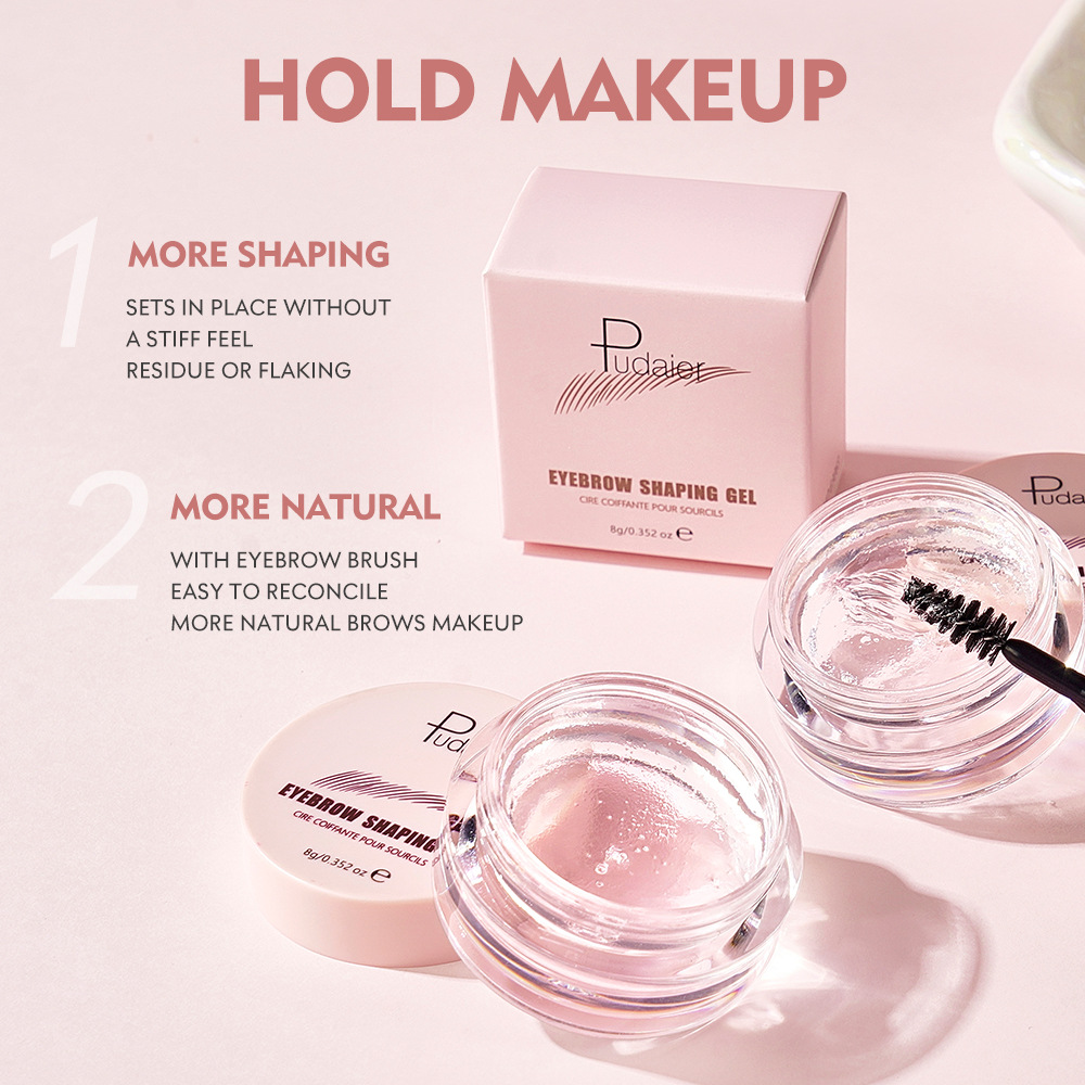 Makeup Pudaier eyebrow shaping gel eyebrow shaping cream durable three-dimensional shaping eyebrow cream eyebrow gel